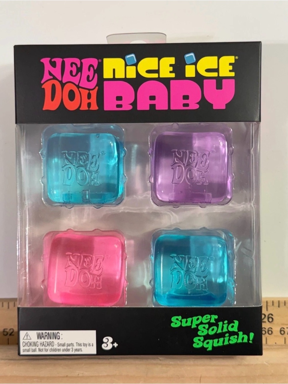 BRAND NEW ~ 4 Pack SEALED Needoh Nice Ice Baby Bundle (Mini Nice Cubes) IN HAND